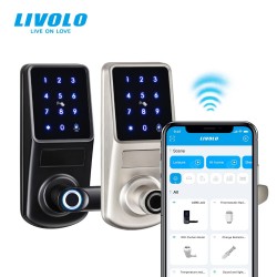 Serrure d'empreinte digitale wifi sans fil intelligente Livolo a290