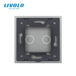 Plaque 2 boutons - Livolo