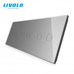 Plaque 6 boutons 2+2+2 - Livolo